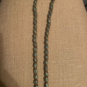 Turq and Gold Necklace